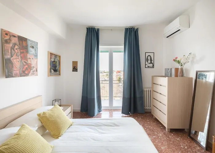 Amoretti Apartment, 6 Persone, 3 Camere, 2 Bagni, Balcone, Wi-Fi, Metro B Monti Tiburtini